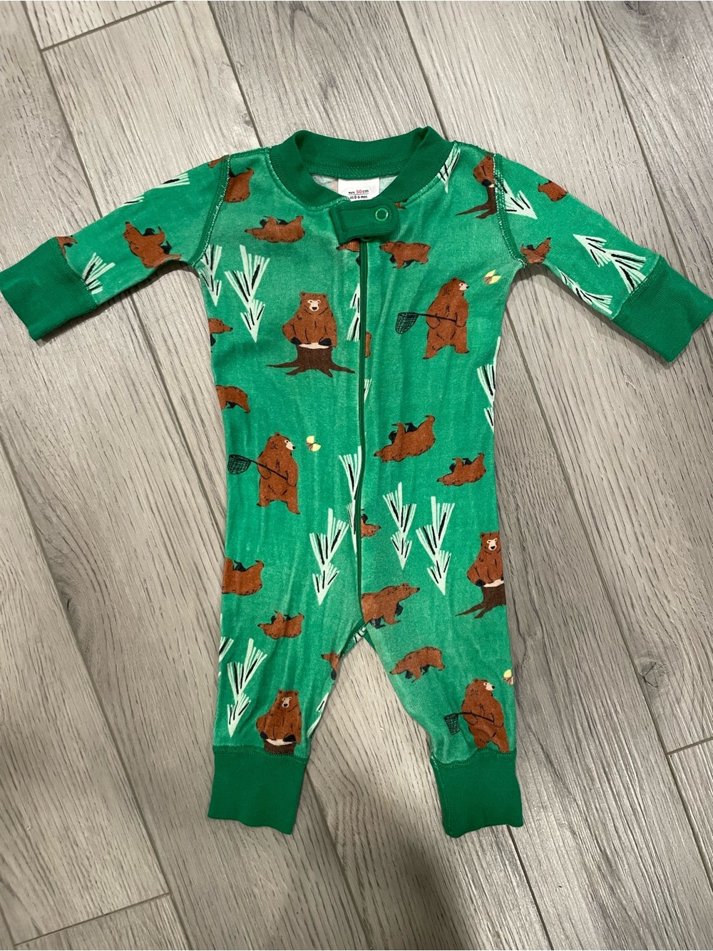 Hanna Anderson Long Romper, 0-6 months